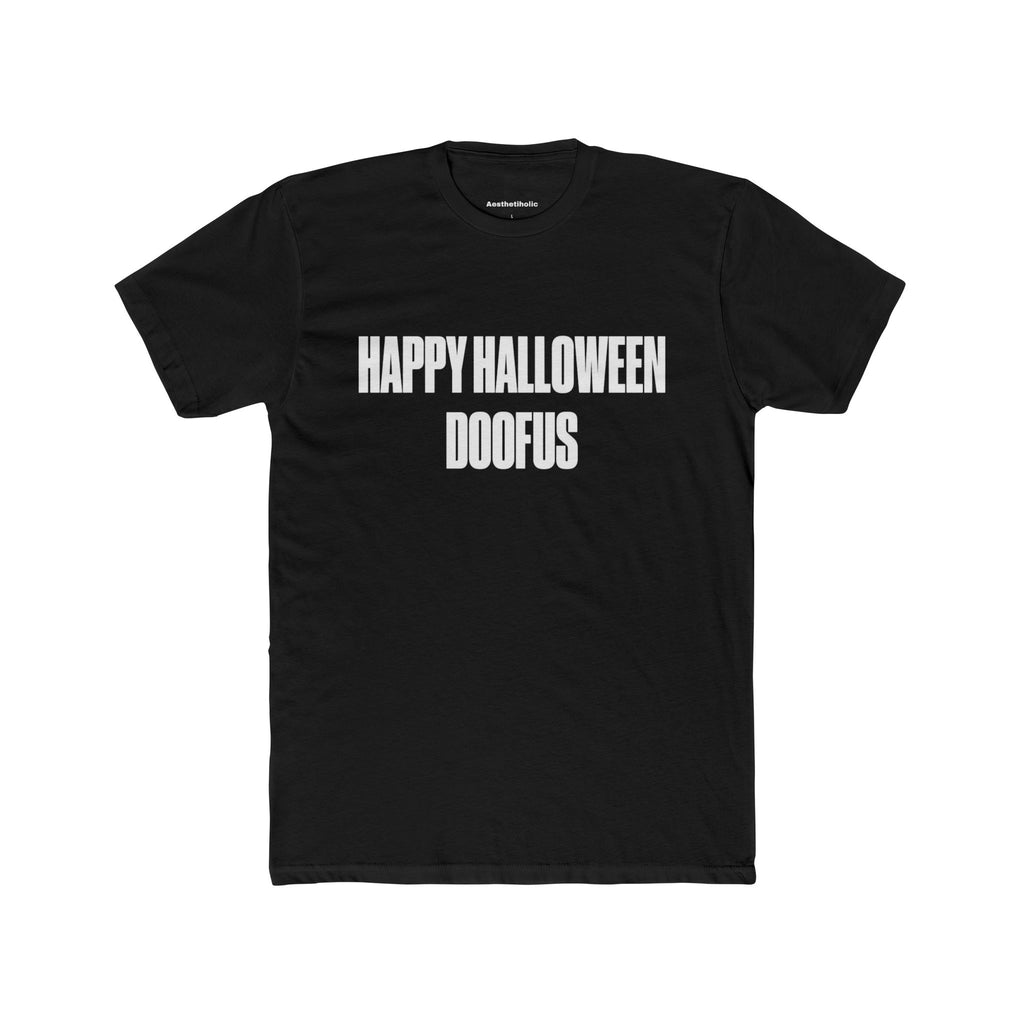T-shirt col rond unisexe « Joyeux Halloween, andouille »