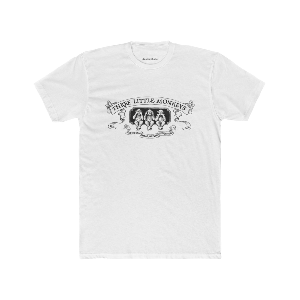 Three little monkeys Unisex Crew Tee